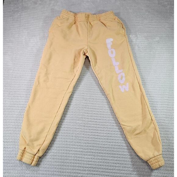 Words By Sadie Rob Sweatpants Womens Small Words Of Affirmation Light Orange - Picture 1 of 6